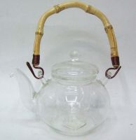 Sell tea pot with bamboo handle