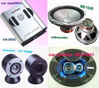 Sell  car speaker,amplifier,and other car audio parts