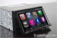 7" 2 Din touch screen Car DVD with GPS navigation Blutooth rds TV