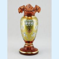 High Enamel Vase