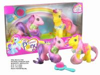 Sell Lovely 2PC pony toy item