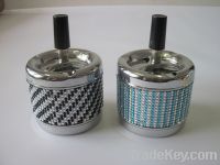 useful metal ashtray with lid stainless steel ashtray