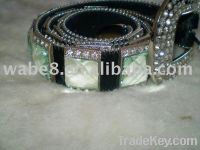 men's fashion chain belt, rhinestone belt