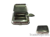 mini metal ashtray, portable pocket ashtray
