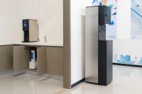 Sell Hot & Cold SS Public Water Dispenser with Multi-media Player and RO system and distributors wanted