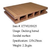 Sell wood plastic composite outside deckings