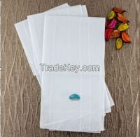 white color 100% cotton dobby checks handkerchief