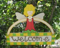 Sell wooden welcome board