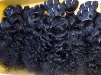 natural human hair etthi curly hair remy hair with good constru wefted