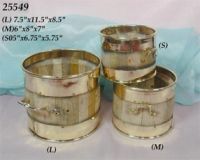 Sell planters, iron, nickle, brass, tin, copper, zinc, wood