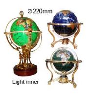 Sell Home Decoration, World Globe, Gemstone Globe, Lighting Gemstone Glob