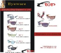 Sell sunglasses,optical frame and reading galsses-WENZHOU ETOP GALSSES