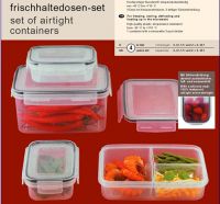 Sell 4pcs rect sealing storage container set