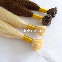 flat  tip human hair extension