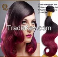 Ombre color hair extension