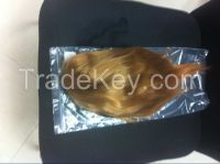 6" lace front wigs, 100% human hair, color 27s#