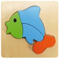 Sell wooden puzzle fish
