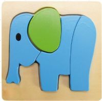 Sell wood puzzle elephant, wooden puzzle, learning toys