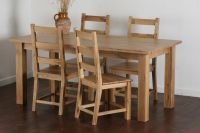 Sell Oak Dining Table W/ 6 Chairs