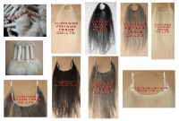 Yak tail/animal hair, braid/bulk hair for hair weaveing, opera beard