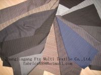 Sell poly/viscose stripe pant fabric