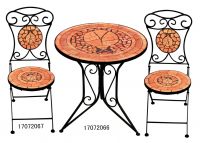 Sell  terra-cotta table and chair