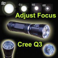 Sell adjustable focus flashlight