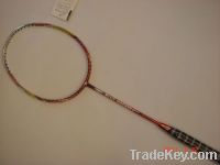 Sell Badminton Racket, Full Graphite with Chrome Shinning Printing