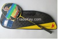 Full graphite badminton racket branded high quality long racket case