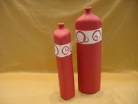 Sell red decal porcelain vase