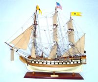 Bonhomme: Wooden ship by hand
