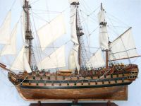 Le Superbe: wooden ship made by hand