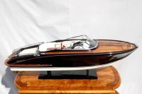 RIVA AQUARAMA:  wooden boat made by hand