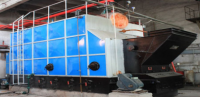 Straw fuel steam boiler