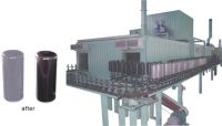 Electrostatic powder coating production line