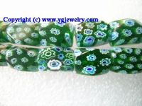 Sell millefiori glass beads, jewelry materials, pearls