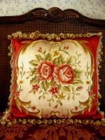 FAUX AUBUSSON cushions