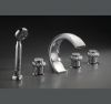 5 Piece hand held shower bath and tub faucets set