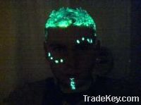 AMAZING GLOW IN THE DARK HAIRGEL. DISTRIBUTORS WANTED USE IN/OUTDOORS