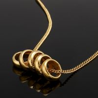 F008 - 23 Ct Gold Layered Friendship Necklace