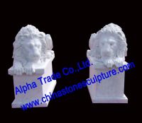 Sell sleeping lions made by natural stone