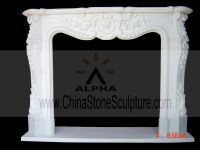 Sell low price marble fireplace