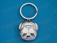 Sell Dog Keychain with Crystal