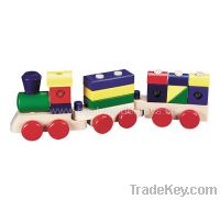 Sell wooden stacking Train