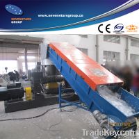 ldpe granulating line / PP PE film recycle machine with agglomerator