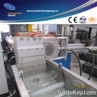 low power ldpe granulating machine / PP PE film recycle machine with a
