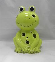 Sell lovely frog-shape stoneware money box