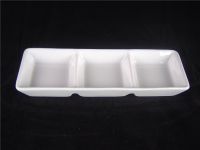 Sell Porcelain separated dish and plate, hotel and home supplies