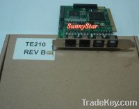 Sell TE220 PCI-E card with 2 E1/T1 ports, ISDN PRI card PCI Express ast