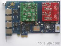 Sell digium card AEX410 PCI Express FXO FXS , Analog card, asterisk card